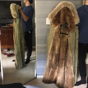 Lord rabbit fur coat